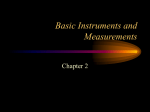 Basic Instruments and Measurements
