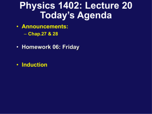 Phys132 Lecture 5 - University of Connecticut