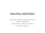 Med Phys 3A03/3AA1 - McMaster Faculty of Science