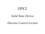 DPCL Solid State Device Discrete Control Lecture