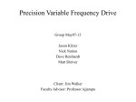 Precision Variable Frequency Drive