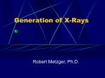 Generation of X-Rays