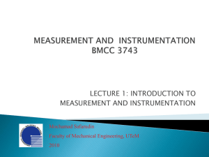 MEASUREMENT AND INSTRUMENTATION BMCC 4743
