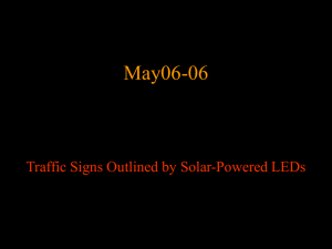 May06-06 Traffic Signs Outlined by Solar
