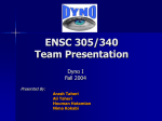 ENSC 305/340 Team Presentation