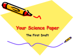 Your Science Paper - Nancy Brim Chemistry