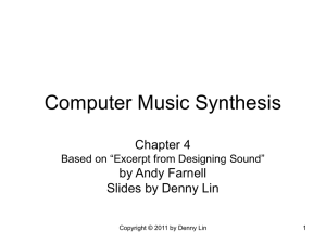 Computer Music Synthesis