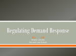 Regulating Demand Response
