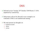 DSS - Indico