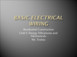 Unit 5 Basic Electrical and wiring
