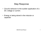 Step Response of an RL Circuit