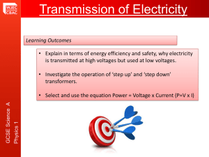 Transmission of electricity 2