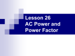 AC Power and Power Factor