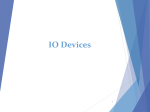 IO Devices - SNGCE DIGITAL LIBRARY