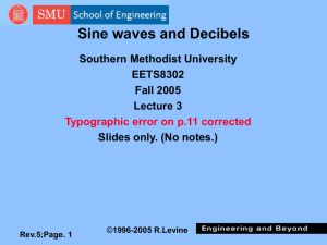 Cellular & PCS Technology - Lyle School of Engineering