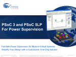 PSoC Power Supervision DWR Pr..