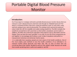 Portable Digital Blood Pressure Monitor