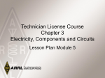 Module 5 – Electricity, Components & Circuits C3