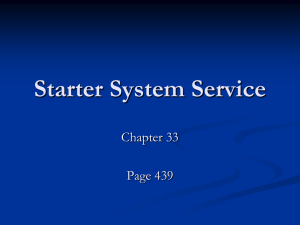 Starter System Service