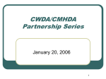 CWDA/CMHDA Partnership Series, Phillip J. Crandall MFT