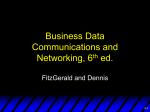 Business Data Communications and Networking