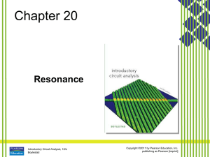 Resonant Circuits