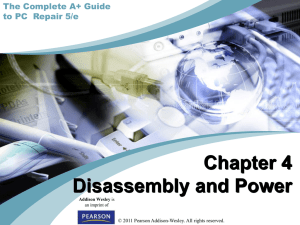 Disassembly and Power