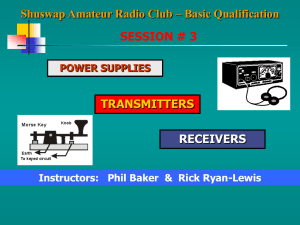 Shuswap Amateur Radio Club – Basic Qualification