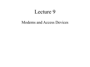 Modems & access devices