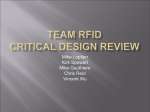 Team RFID CDR