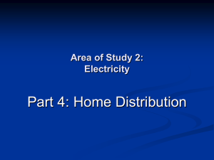 4 Electricity - Home Distribution