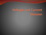 Voltage Current Dividers Impedance