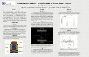Building a Radon Counter to Characterize Radon in the