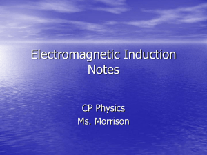 Electromagnetic Induction Notes