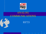 ANALOG COMMUNICATIONS