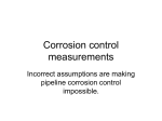 Slide 1 - Pipeline Corrosion Control
