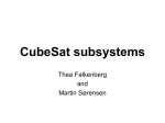 CubeSat subsystems - DTUsat CVS repository