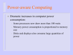 Power-aware Computing slides