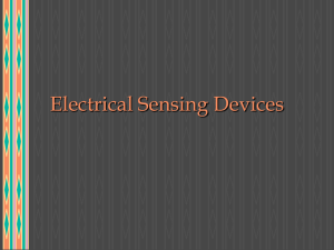 Electrical Sensing Devices