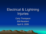 Electrical & Lightning Injuries