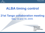 Timing at ALBA, Jairo Moldes/Ramón Suñe