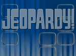 Jeopardy Game