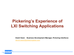 Pickering Applications - Pickering Interfaces Knowledgebase