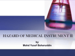 Hazard of Medical Instrument 2