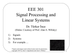 Signals and Systems Fall 2003 Lecture #1 Prof. Alan S. Willsky 4