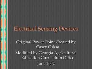 Electrical Sensing Devices