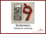 Multimeters - Robotics Academy