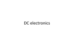 DC electronics