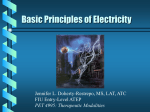 Basic Principles of Electricity