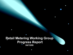 07. Retail Metering Working Group Update to RMS on